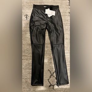 Emerson Fry vegan leather leggings, size XS, NWT